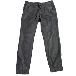 Tentree Drawstring Jogger Pants Womens Medium Charcoal Solid Elastic Lounge‎ Fit